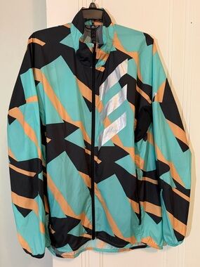 Adidas x Parley Terrex Men's Windbreaker in Acid Mint, L